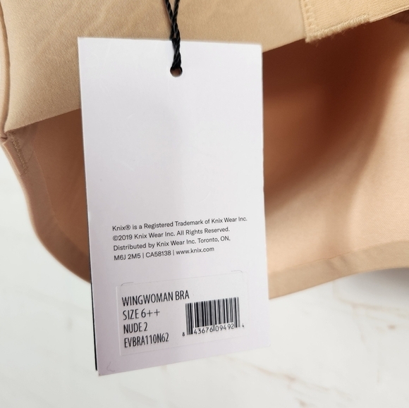 Knix Women's WingWoman Contour Wireless Bra in Nude 2 Size 6++ (32G/34G) - Picture 12 of 16